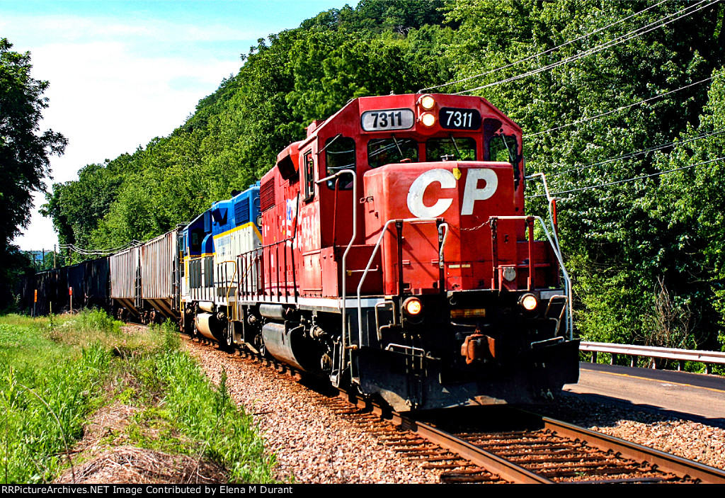 CP 7311 on Train 553